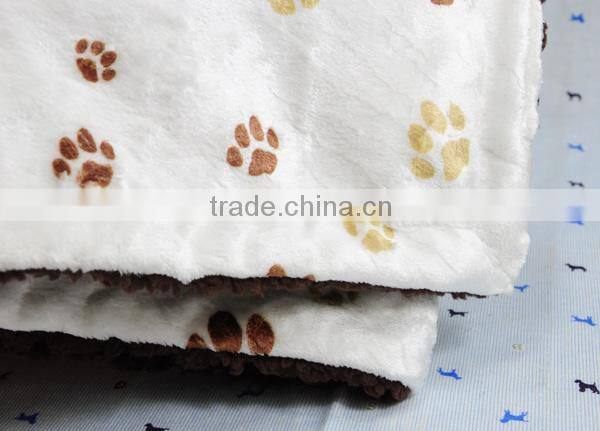 2 ply 100% polyester soft printed flannel fleece blankets