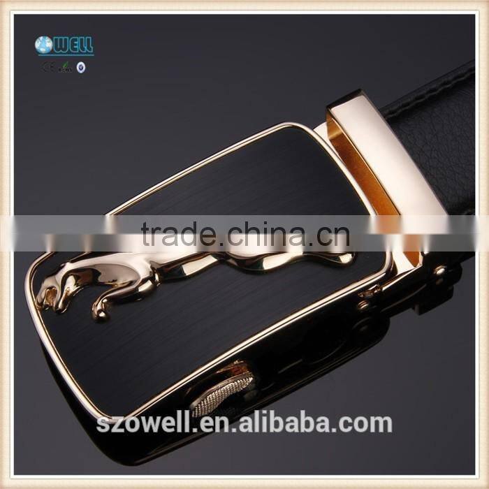 Genuine leather belt man belt auto buckle