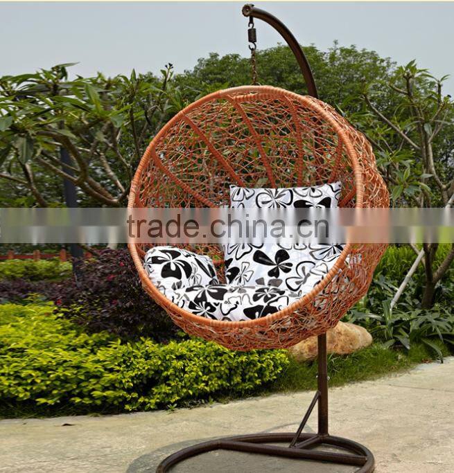 00 outdoor garden patio leisure elegant rattan swing hanging ball chair YPS082