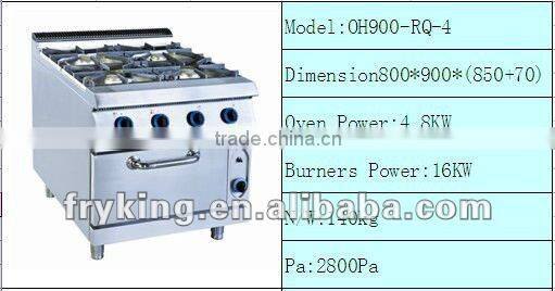 Gas Range 4-burners&Gas Oven
