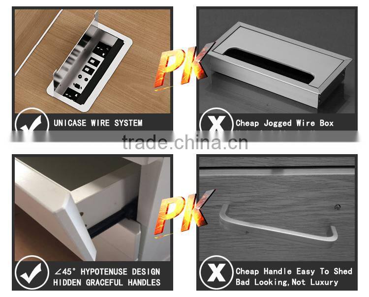 2016 Newest Design High End Modern American Simple Style Office Furniture Boss Office Director/CEO Use Manager Executive Desk