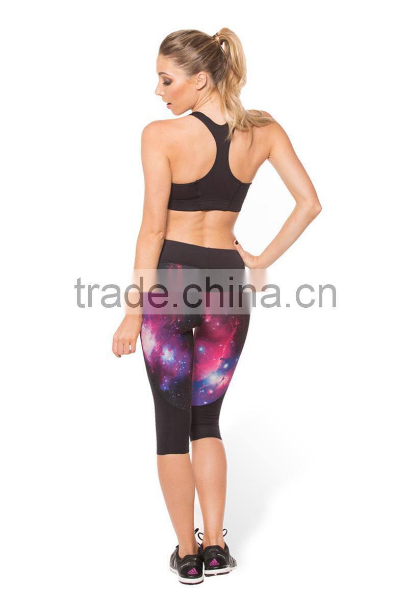 NEW!!! Womens High Waist Slim Tight Fitness YOGA Sport Pants 3D Printed Stretch Cropped Leggings Trousers