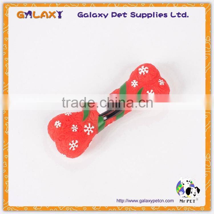 VT7030 Wholesale Christmas pet toy,pet vinyl toy dog teeth toy