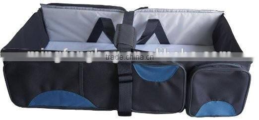 2016 New multifunction mother bag portable folding travel cot Baby Crib