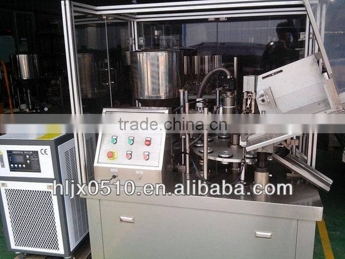 Plastic Soft Cosmatic Tube Filling And Sealing Machine