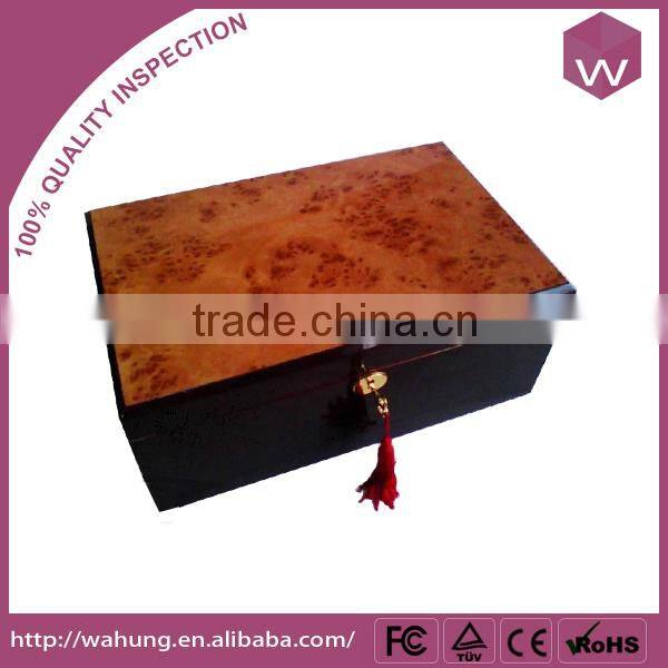 Customized Wooden Temperature Controlled Cigar Humidor Wh-3039