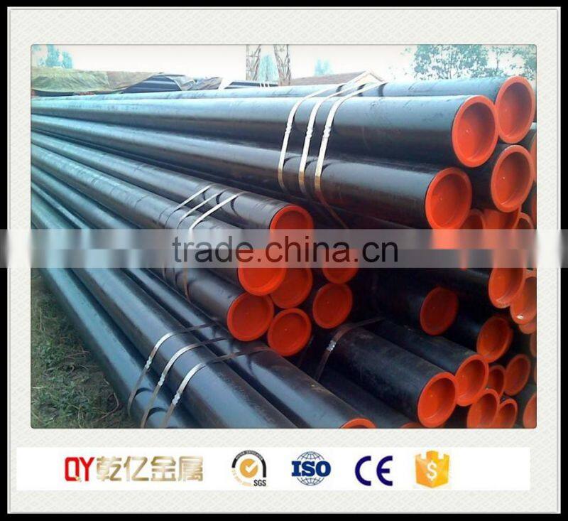 ASTM A 106 GrB Carbon Steel Seamless pipes,Varnished Externally,Capped at both end