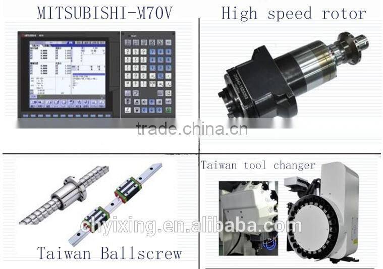 Hot Sales Mitsubishi M70v Control System vmc-850 CNC machining Center with High Quality