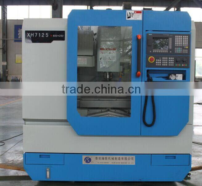 XH7125 linear guide rail siemens 4 axis small cnc machining center