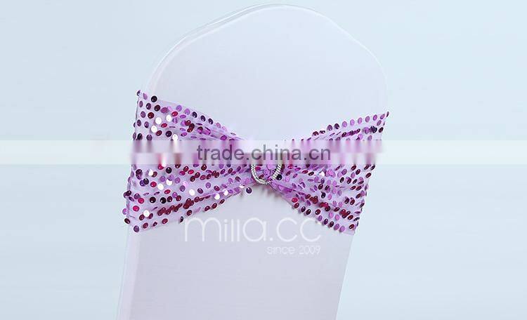 Sequin spandex chair bands