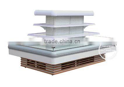 Shentop 2014 Commercial Island Surrounded Open Type Display Freezer For Supermarket Sale With CE Approve STLFG-HD
