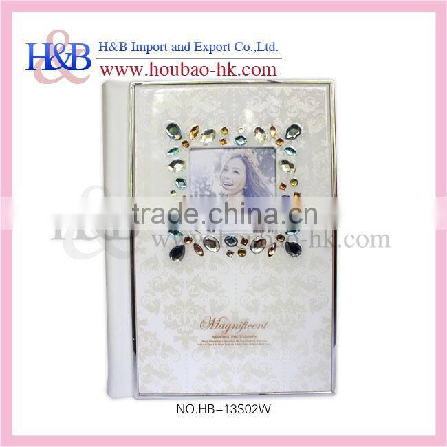 Unique Design A4 Golden Crystal Album With Photo Album PVC Sheets