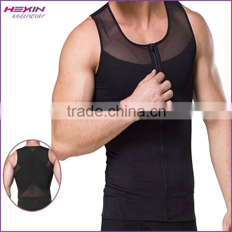 Crossover Sport Men's Underwear Body Shaper Tight Vest for Men