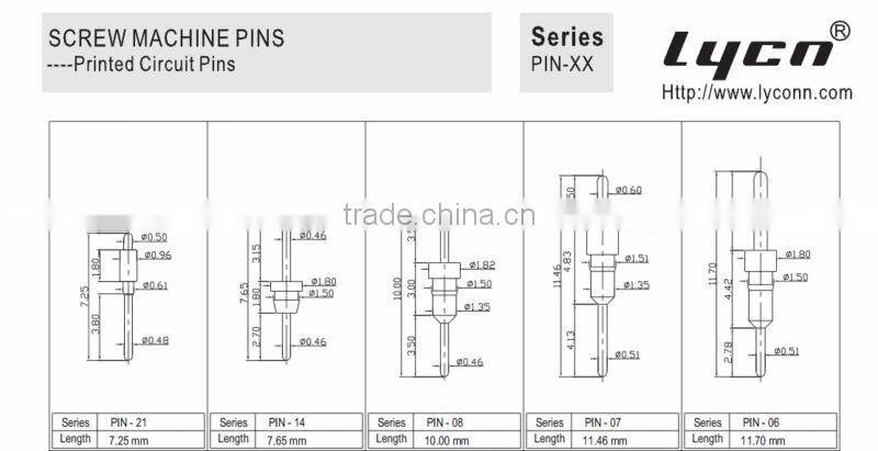 solder pin cable connector pin