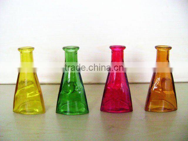 sprayed mini glass vase