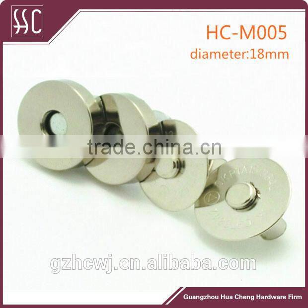 18mm magnetic buttons,high quality magnetic buttons, Guangzhou metal magnetic buttons