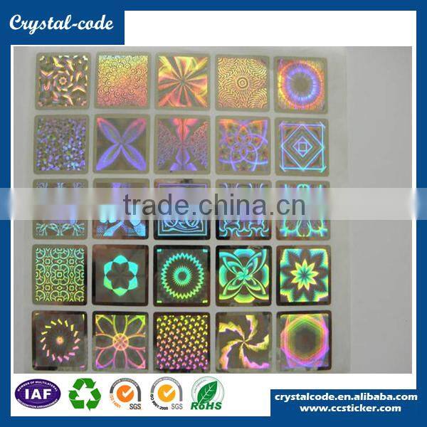 Fluorescent anti-counterfeit password scratch off sticker