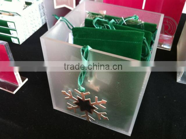 acrylic box clutch