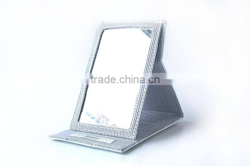 PU Foldabled Standing Desk Makeup Mirror Luxury Gift Anniversary Gift