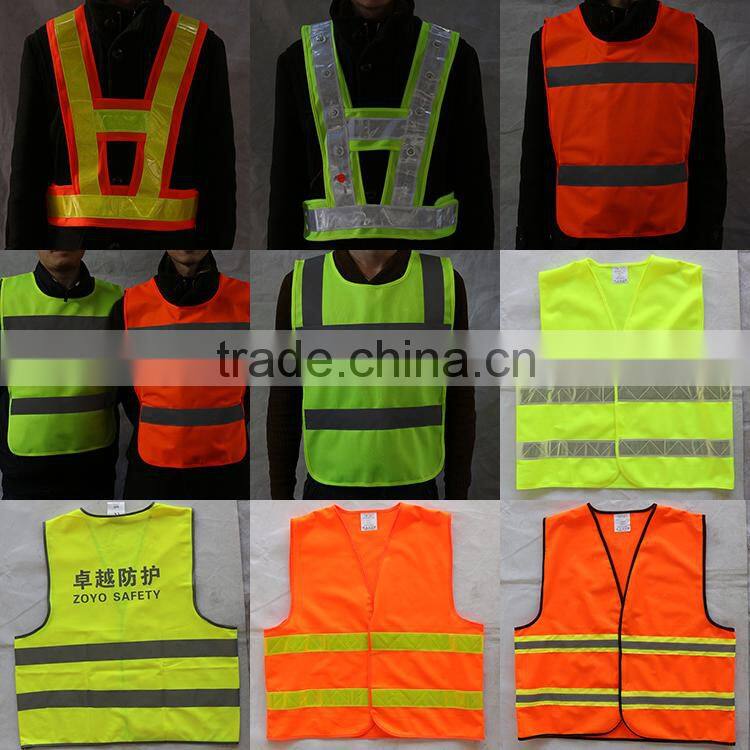 Factory Manufacturer OEM LOGO Cotton Reflective High Visibility Vest
