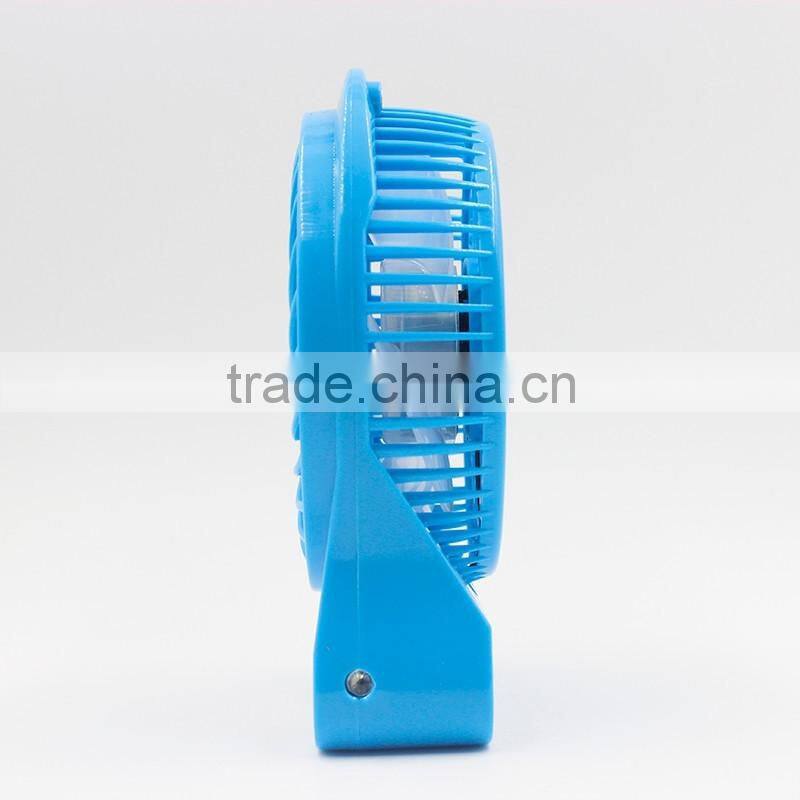 2016 Promotional Mini USB Portable Charging Fan With Led Torch