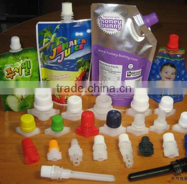 Stand up packaging bag with spout pouch for juice/milk