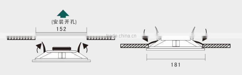 CLS-03B ceiling speaker Metal PA ceiling speaker