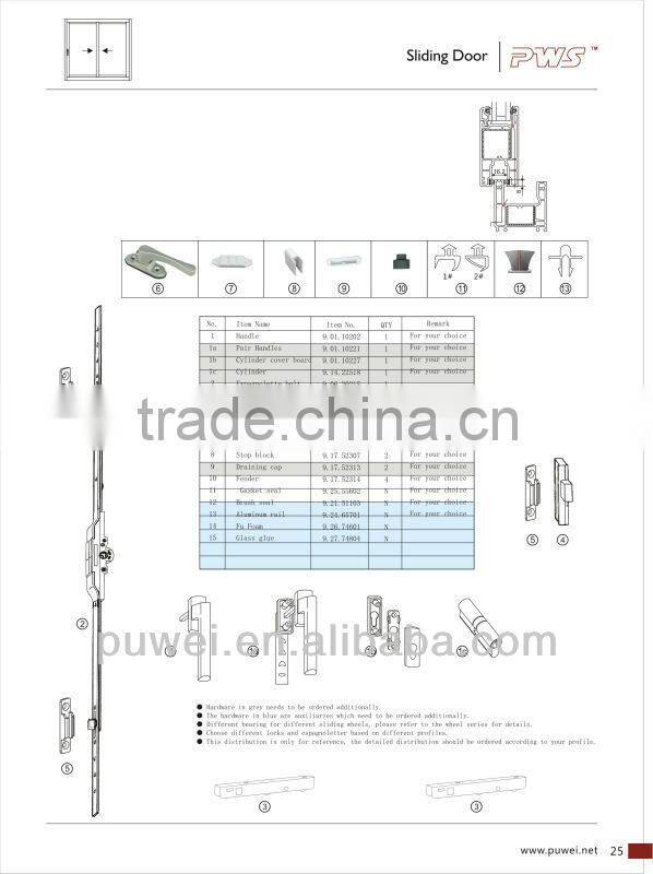 PWS 005 PVC sliding window , sliding PVC window