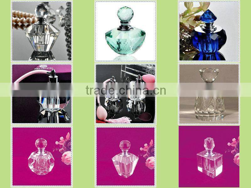Fancy Pink Crystal Body Size Refillable Perfume Spray Bottle