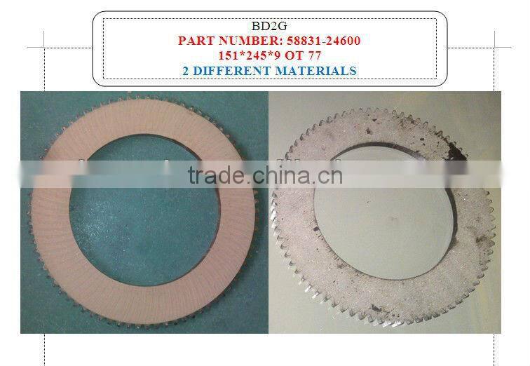 bulldozer paper friction discs, bulldozer copper clutch disc, bulldozer copper friction disc