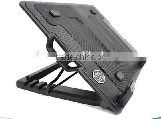 Best selling adjustable 2 usb notebook cooler stand , laptop cooling pad ,laptop stand holder