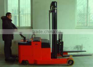 1.5T 1.6m passed CE AC battery powered standing new full electric reach stacker for sale
