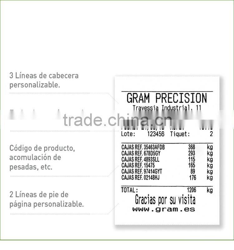 Good Performance Stainless Steel TCamel-2T Inox Electronic Forklift Scale