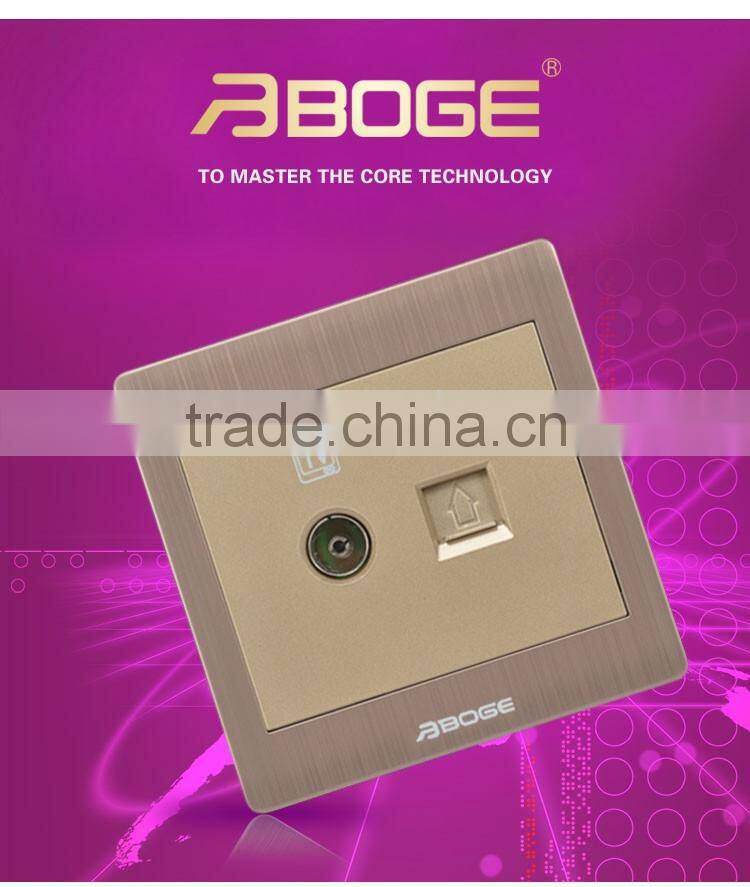 television socket and pc socket