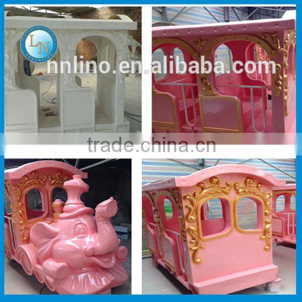 Hot sale Kids electric train ride!!!Amusement park train ride elephant train track ride for sale