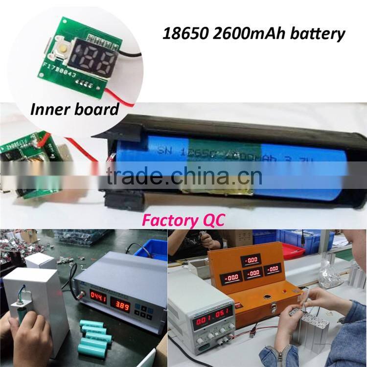 Custom Metal body universal portable power bank 2600mah for samsung