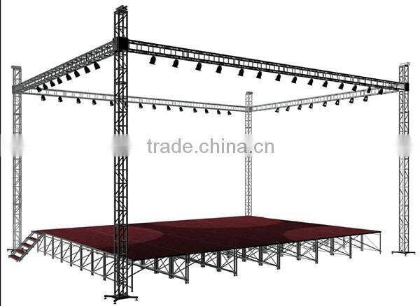 Good price OEM smart bolt truss/concert scaffolding truss system