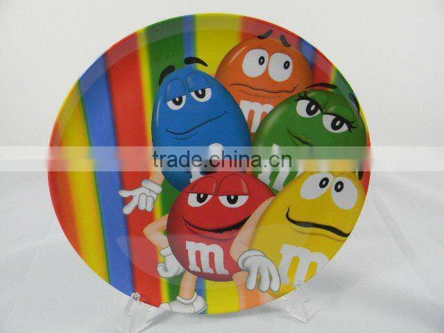 melamine tableware set/melamine chip and dip tray/melamine plate/melamine spoon and fork