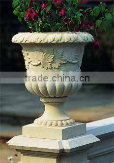 natural antique flowerpot stone flower pots ornamental