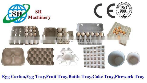 New arrival egg tray plant / egg box making machine India / egg holder forming machine