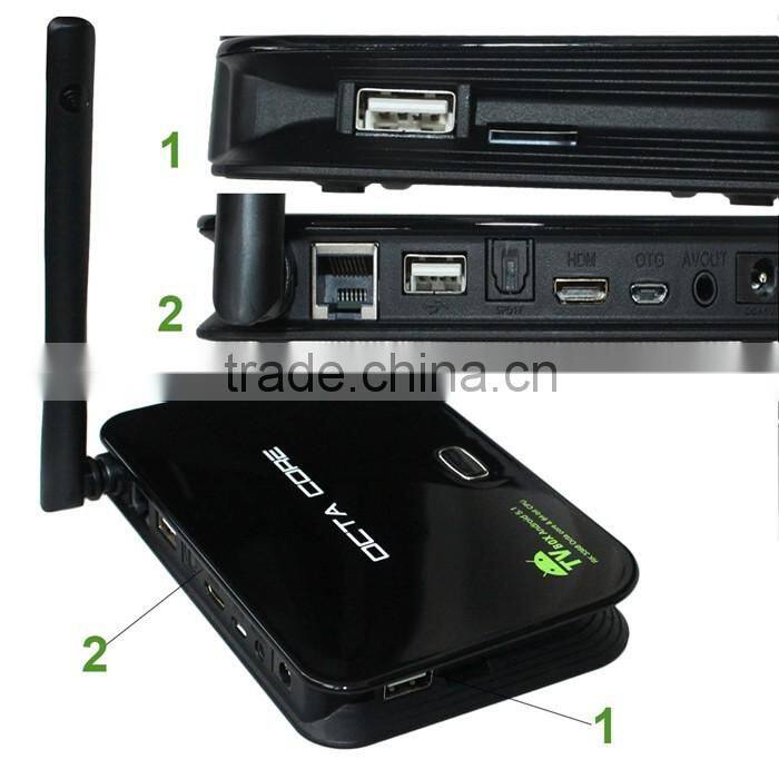 Z4 Android 5.1 Lollipop OS RK3368 Octa Core 64Bit TV Box 2GB RAM 16GB ROM BT 4.0 Dual wifi 2.4G 5.8G Set Top Smart Media Player