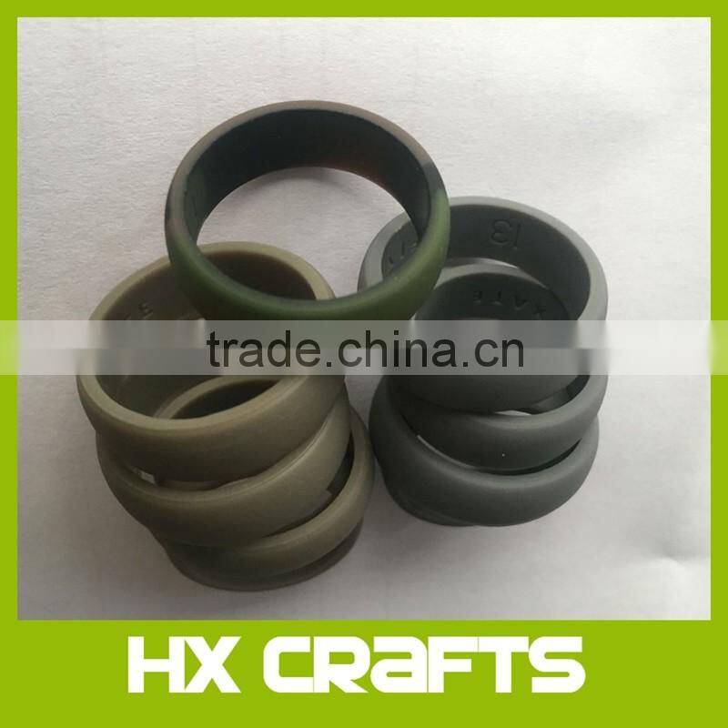 Excellent Silicone Wedding Band Ring for Sprots with Different Thickness