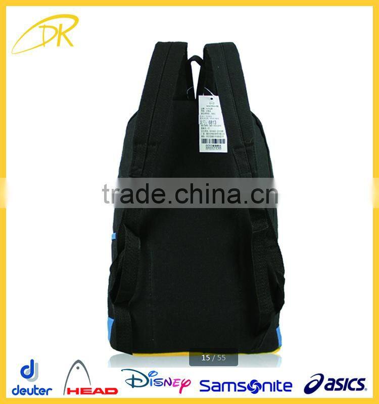 2015 top quality china factory cute cartoon cheap kids school backpack
