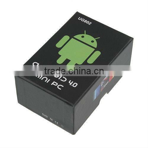 UG802 Mini Android PC Android TV Box Android 4.0 RK3066 Dual Core 1G RAM HDMI TF 4GB