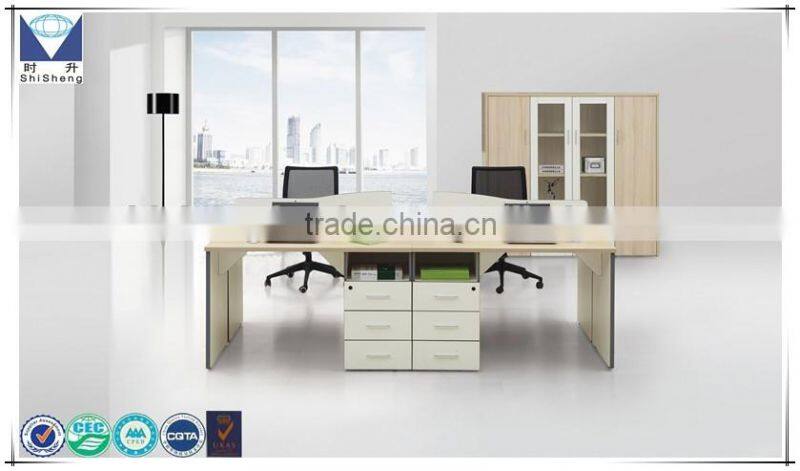 Wholesale fresh color panel office workstation for 4 person