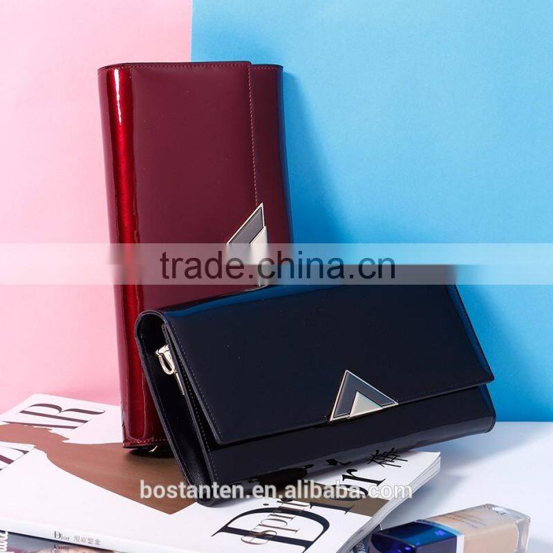 luxury brand woman wallet genuine leather hand purse for sale