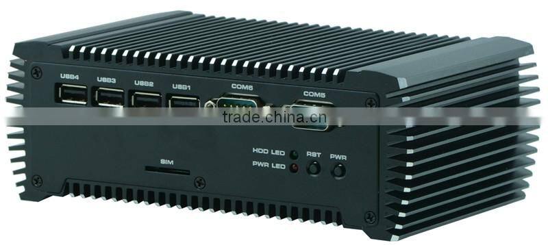 Atom N2600/N2800 dual core CPU industrial pc embedded 12V mini PC