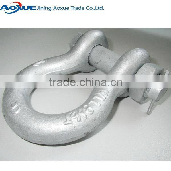 Crane lifting bow shackle mini bow shackle for sale