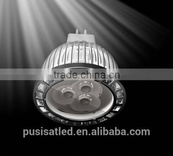 2014 dimmable LED spotlight MR 16 3w Top Quality GU5.3
