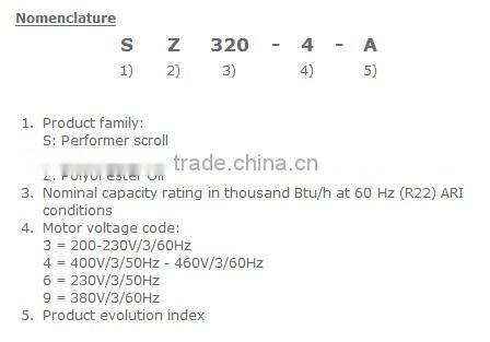 Danfoss Scroll Compressor on sale SZ290,scroll compressor on sale,danfoss scroll compressor